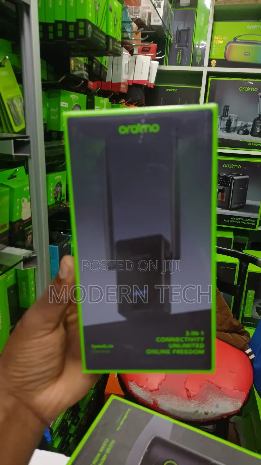 Oraimo SpeedLink WiFi Extender – 300Mbps 3-in-1 Router