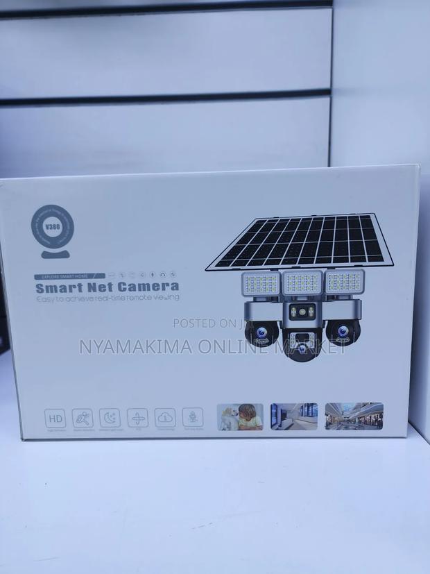 Tripple Lens Solar Camera With Lights