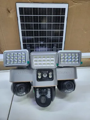 Tripple Lens Solar Camera With Lights