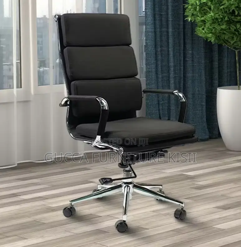 Office Chair; High Back Leather Office Chair