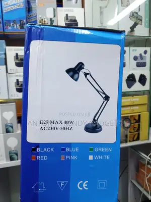 Architect Work Lamp With Adjustable Arm, Base Desk Clamp