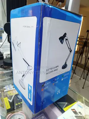 Architect Work Lamp With Adjustable Arm, Base Desk Clamp