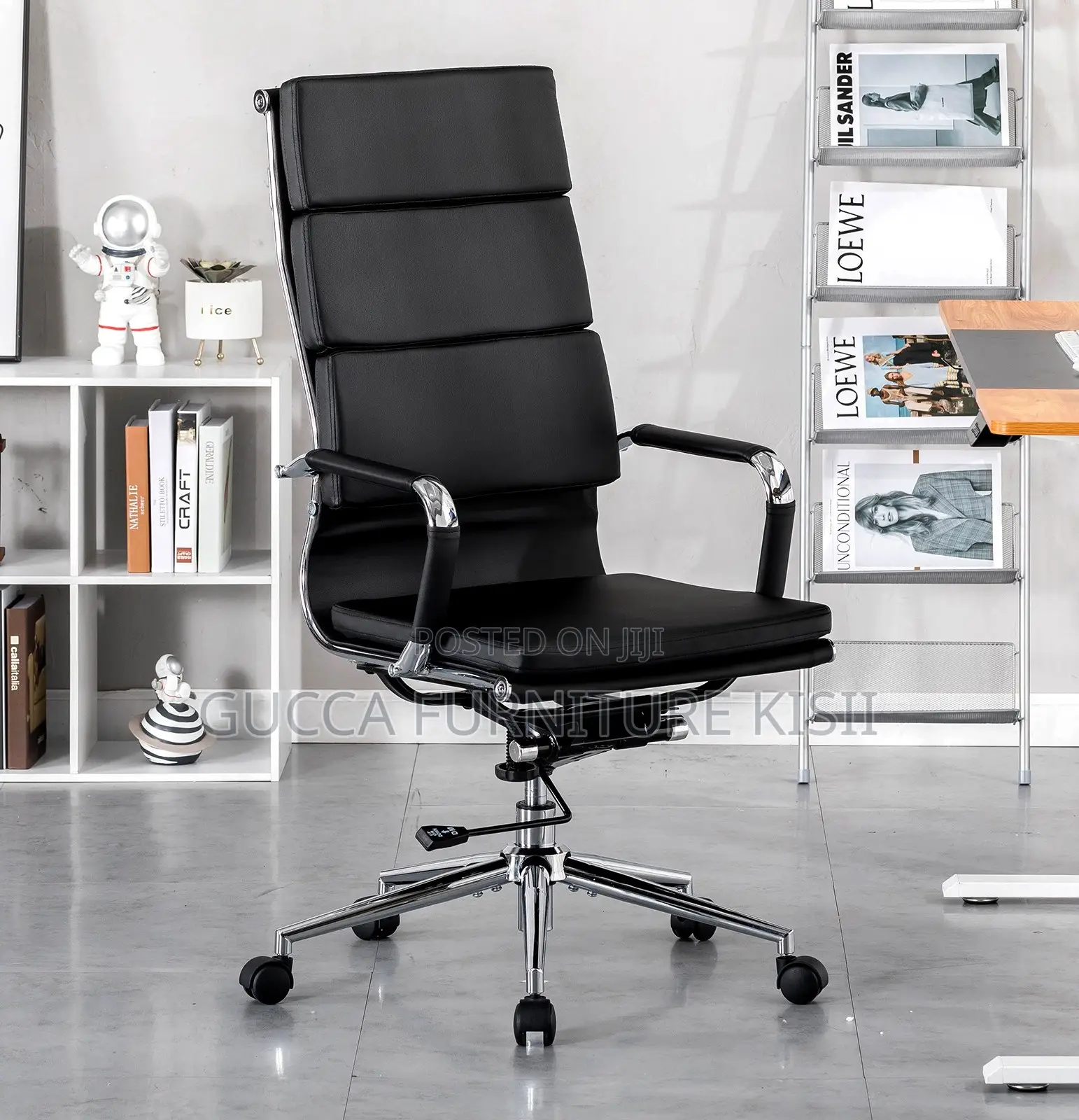Office Chair; High Back Leather Office Chair