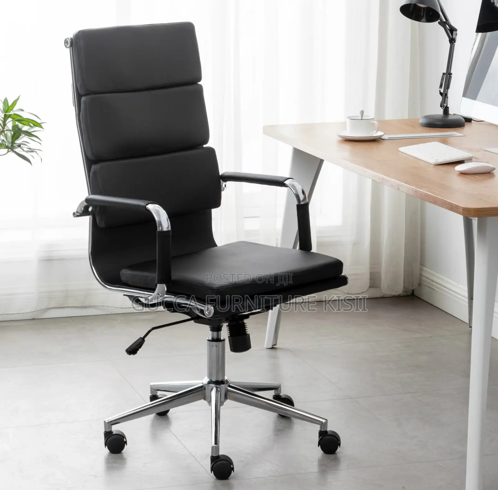 Office Chair; High Back Leather Office Chair