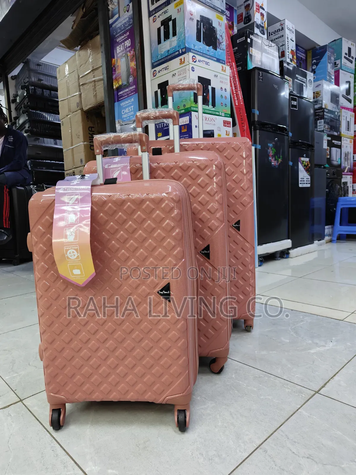 3pc PP Unbreakable Suitcase Set | Size 1 | 360 Wheels