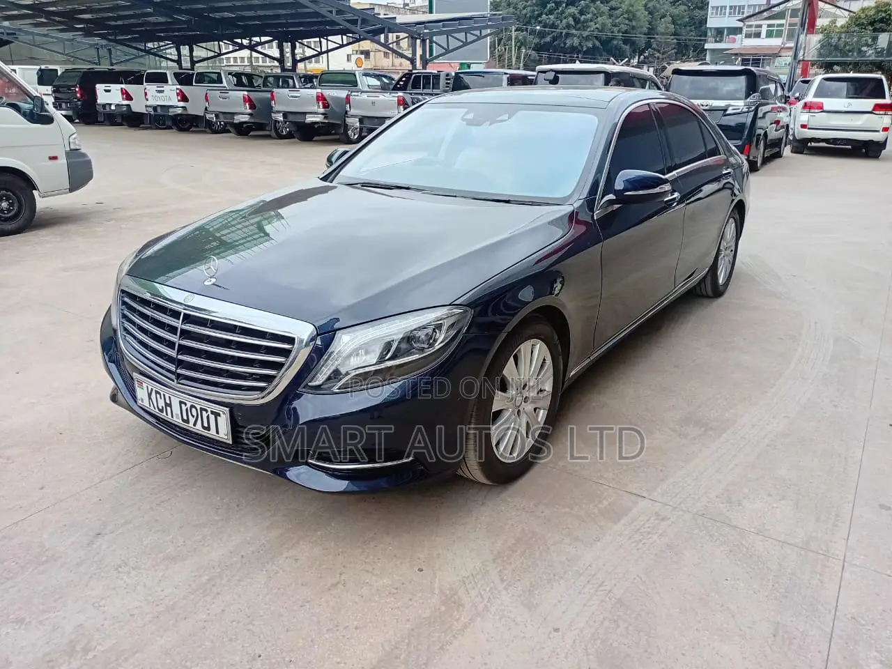 Mercedes-Benz S-Class S 500 4MATIC L (V222) 2015 Blue
