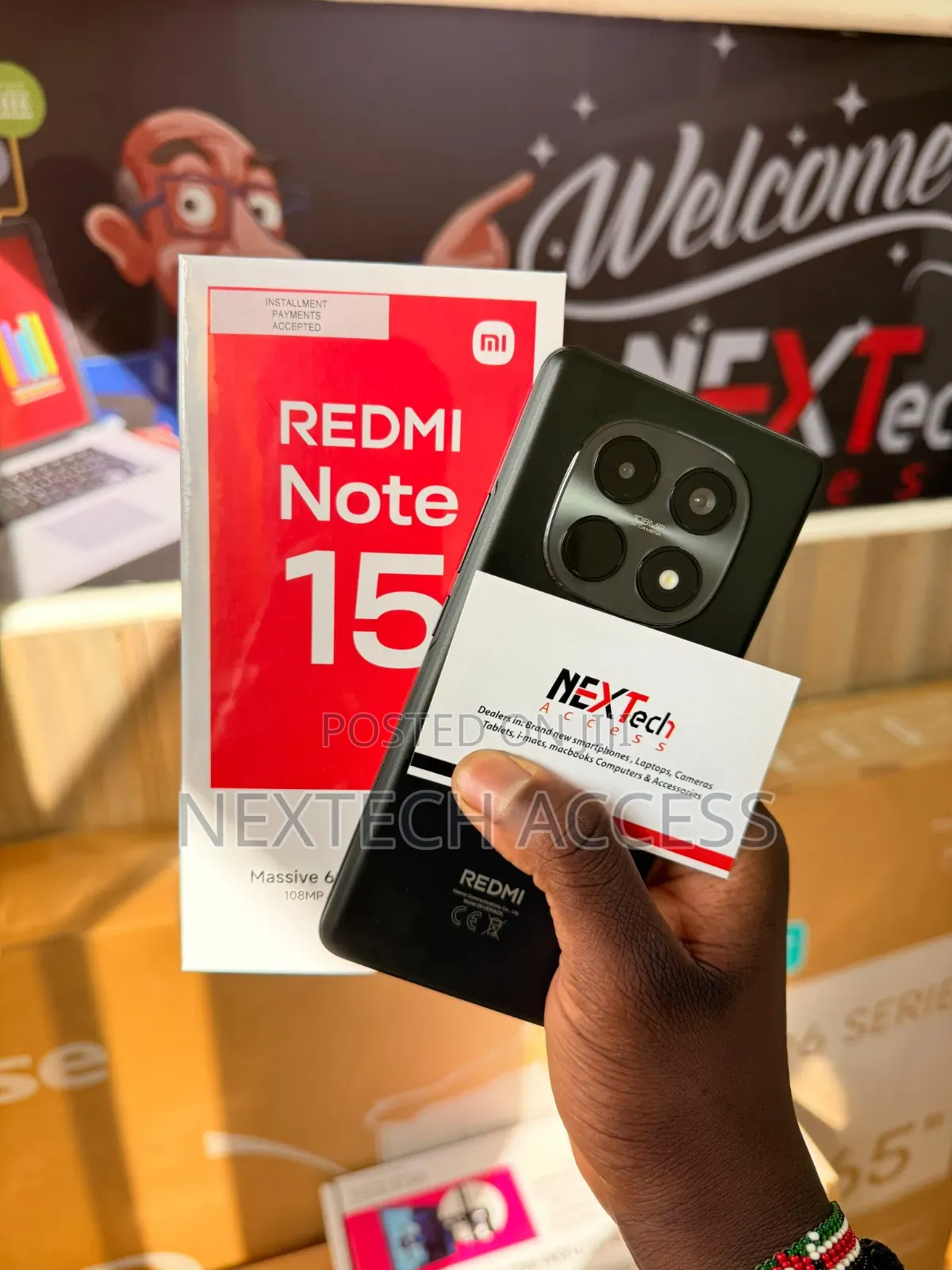New Xiaomi Redmi Note 15 256 GB Black