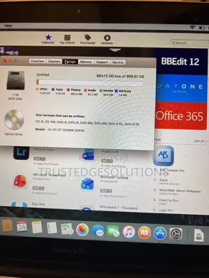 Laptop Apple MacBook 2012 4GB Intel Core i5 HDD 1T