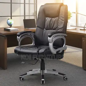 Office Chairs; High Backrest Leather Executive Mananger Seat
