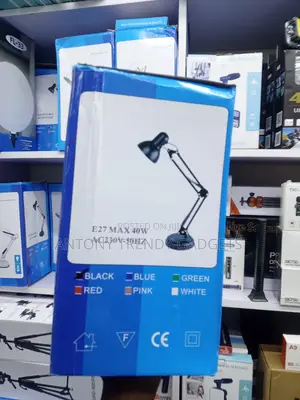 Black Swing Arm Table Lamp for Reading, Office Study