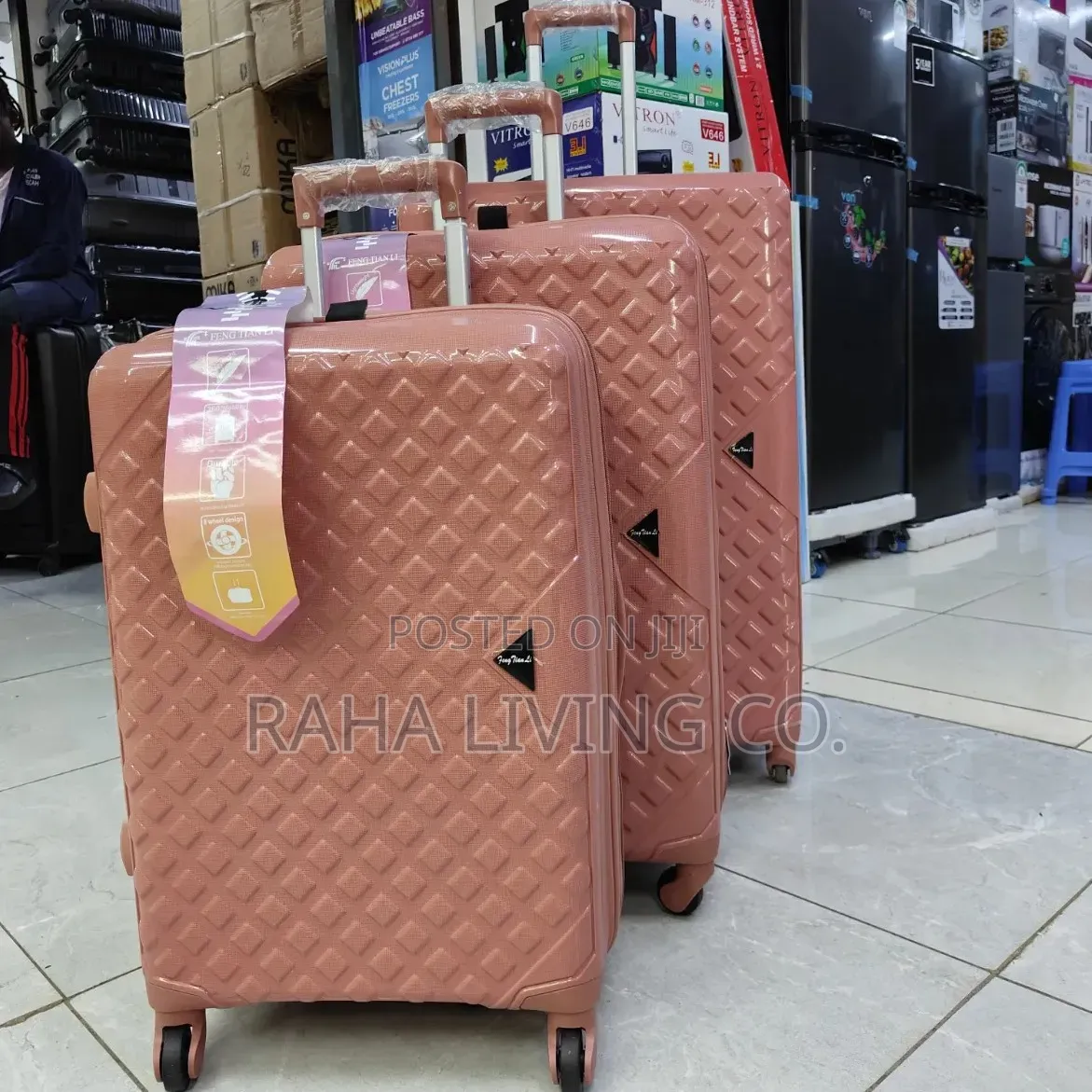 3pc PP Unbreakable Suitcase Set | Size 1 | 360 Wheels