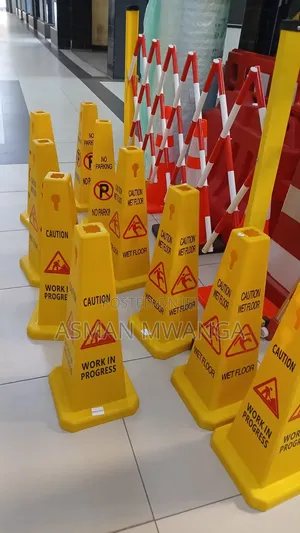 Highly Visible Caution Sign