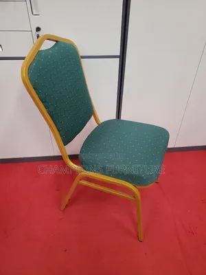 Green Patterened Banq Chair