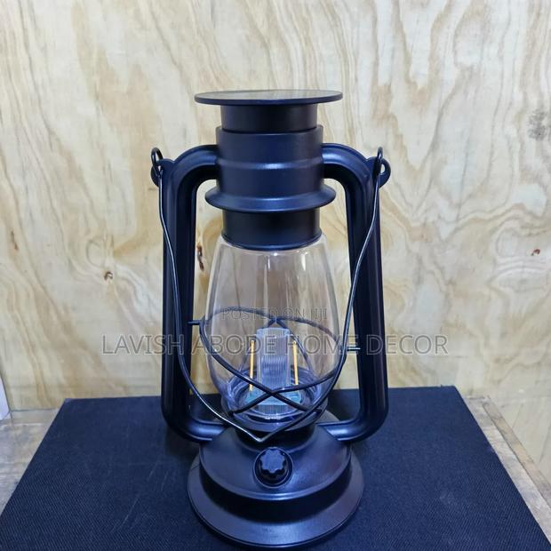 Black Decorative Table Lantern