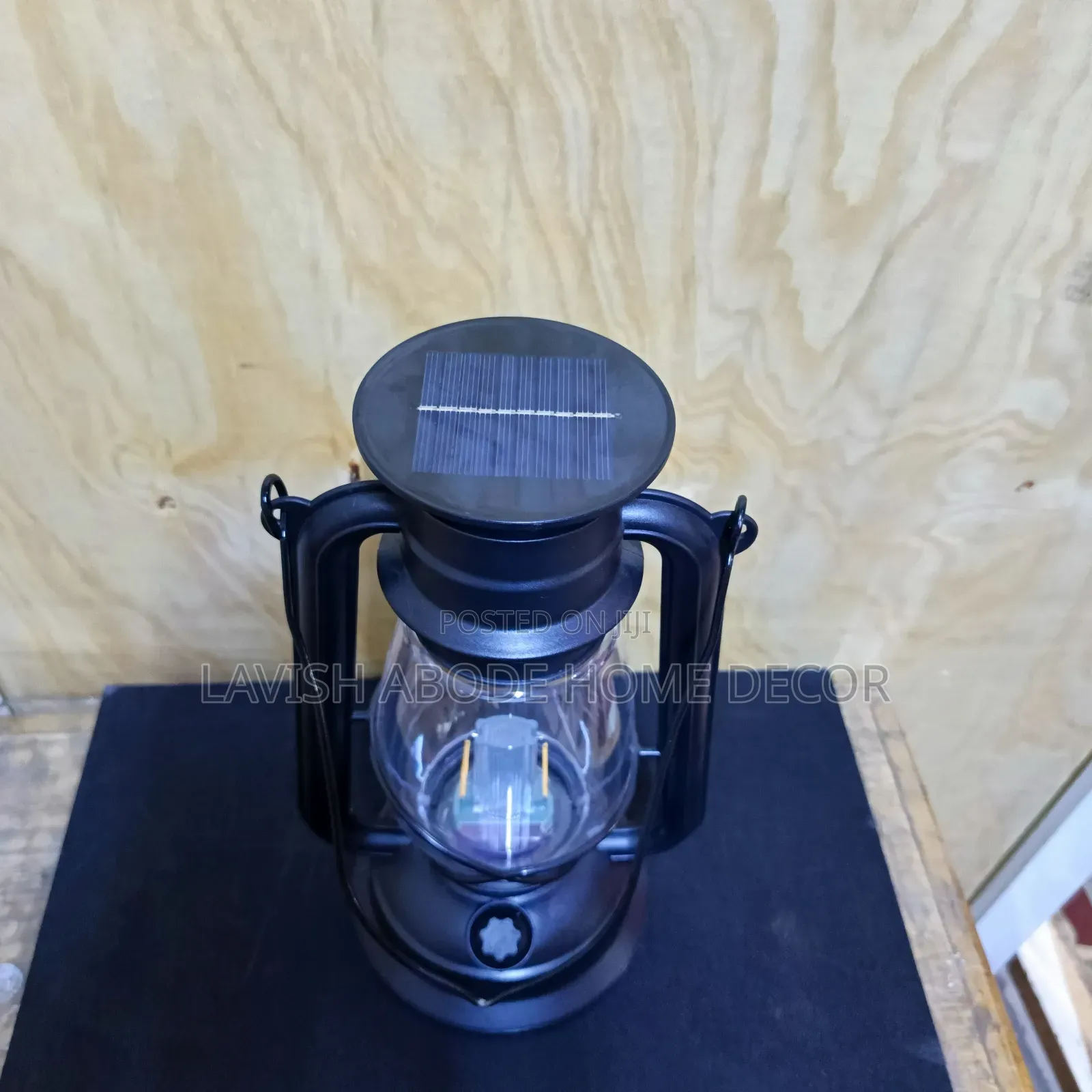 Black Decorative Table Lantern