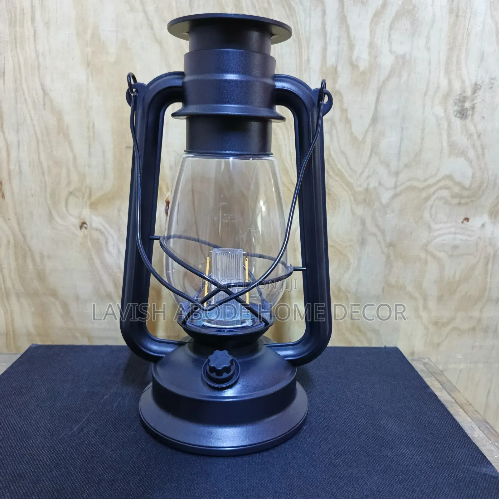 Black Decorative Table Lantern