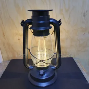 Black Decorative Table Lantern