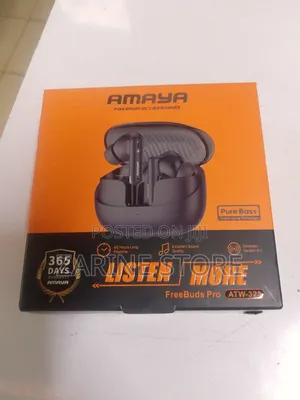 Amaya ATW 323 Earpods 40 Hours Playtime Pure Bass Fast Charging Case