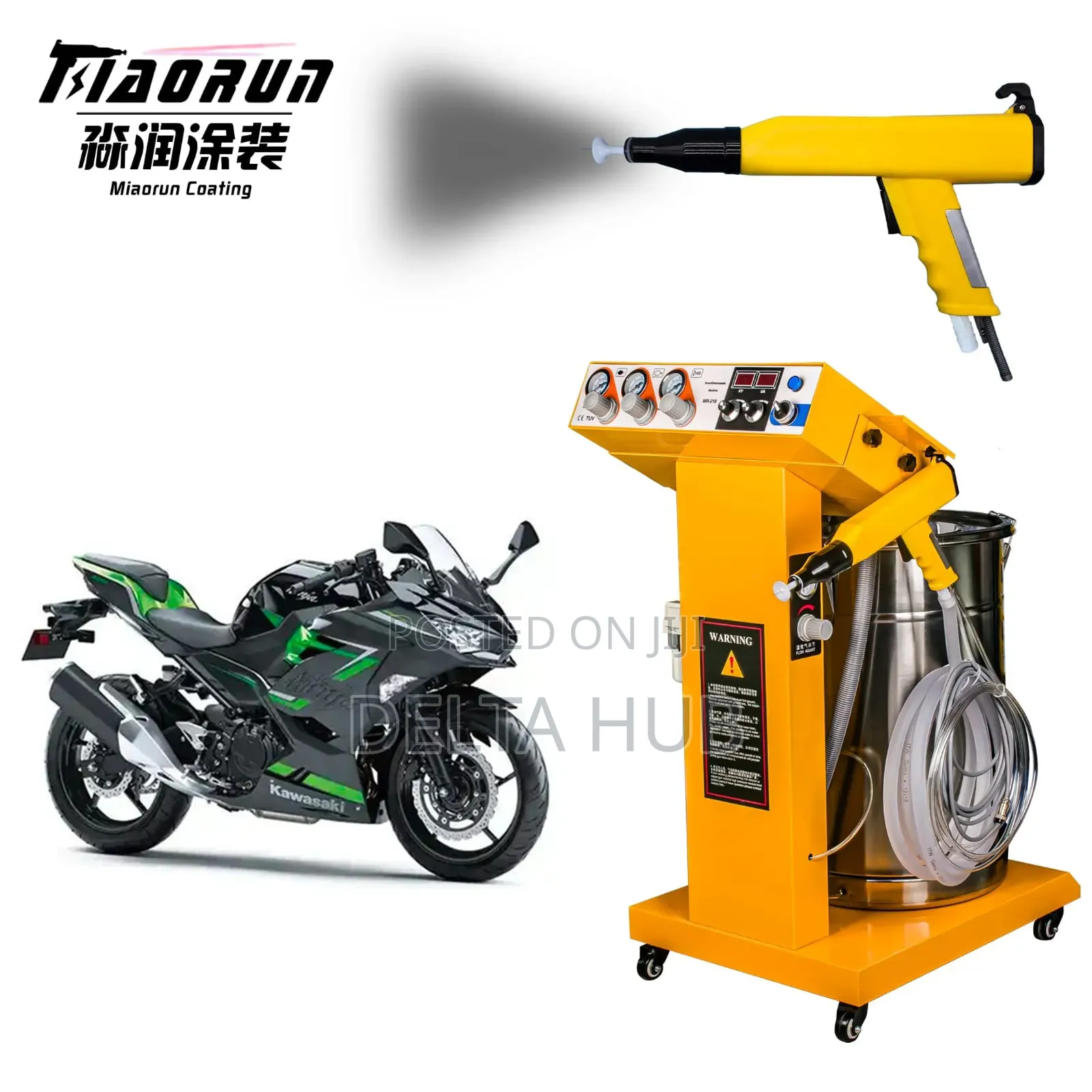 Powder Coating Applicator Cart
