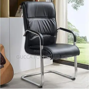 Office Chair; Executive High Back Leather Visitors Seat