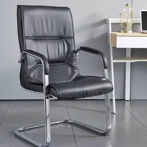 Office Chair; Executive High Back Leather Visitors Seat