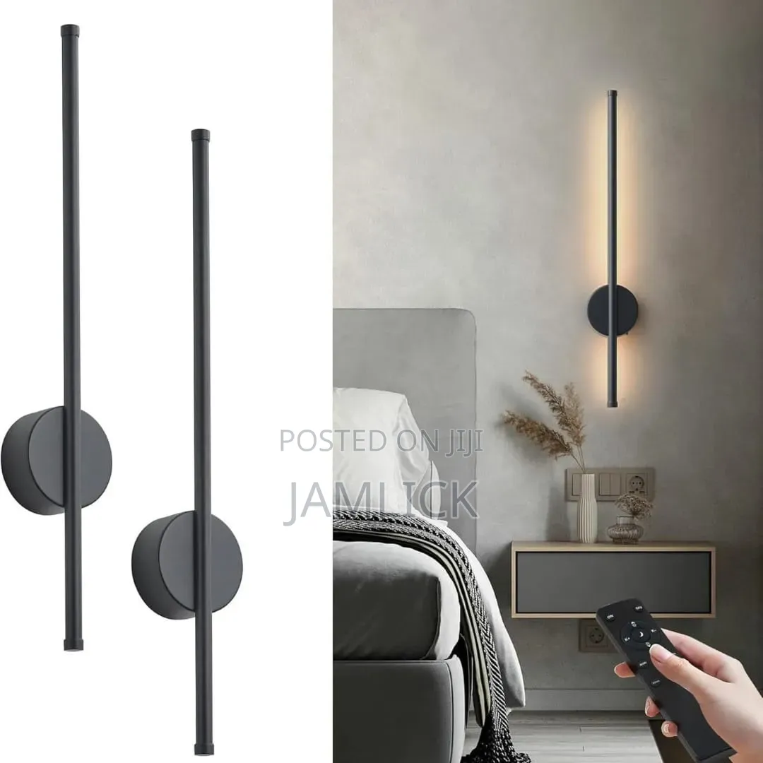 Modern Wireless LED Wall Sconce With Remote Control - Av