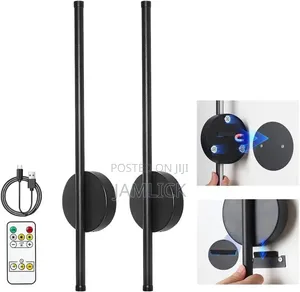 Modern Wireless LED Wall Sconce With Remote Control - Av