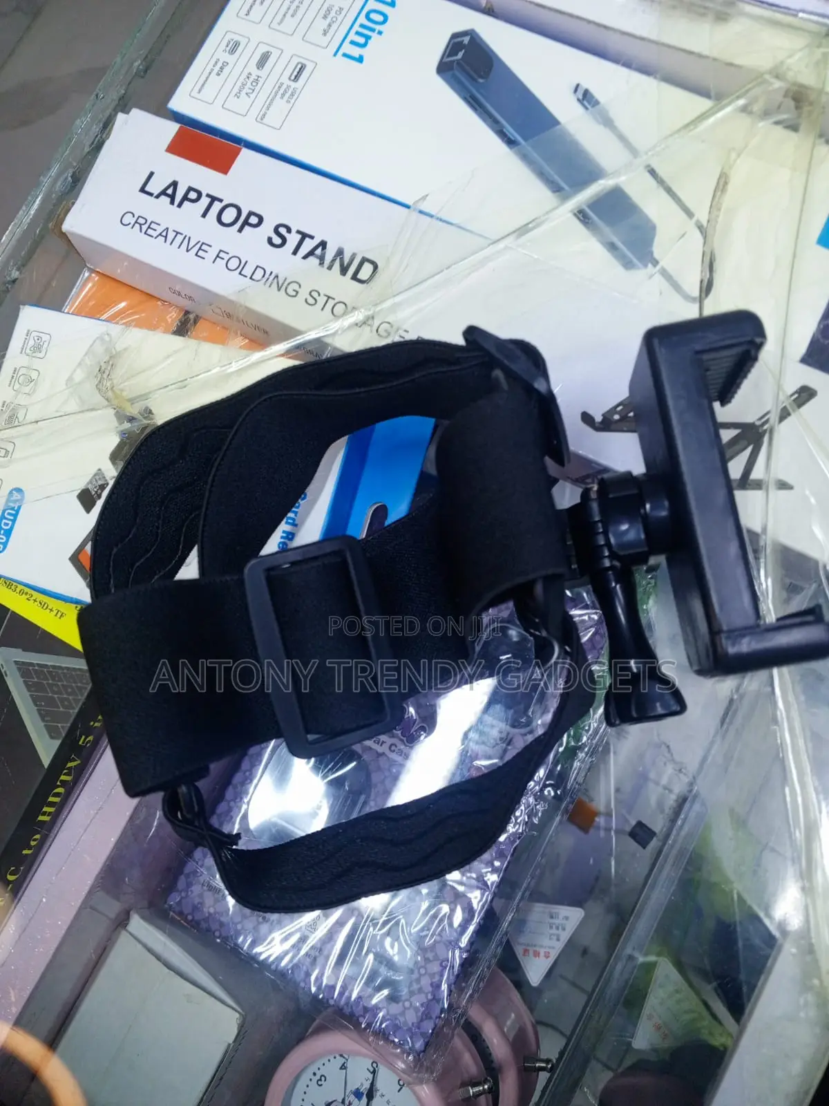 Adjustable Head Strap Phone Holder Action Camera Mount for POV