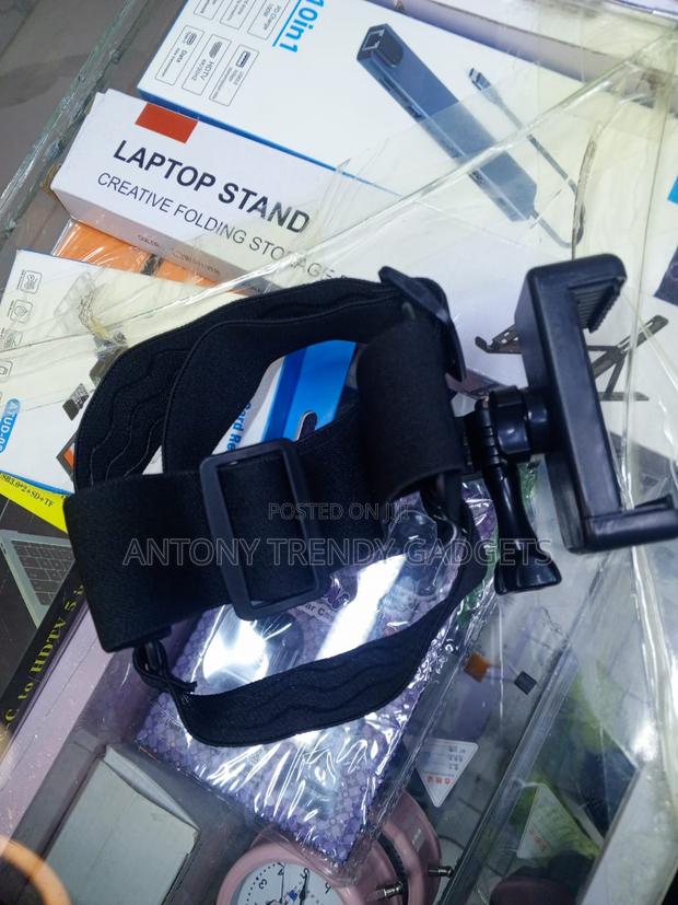Adjustable Head Strap Phone Holder Action Camera Mount for POV