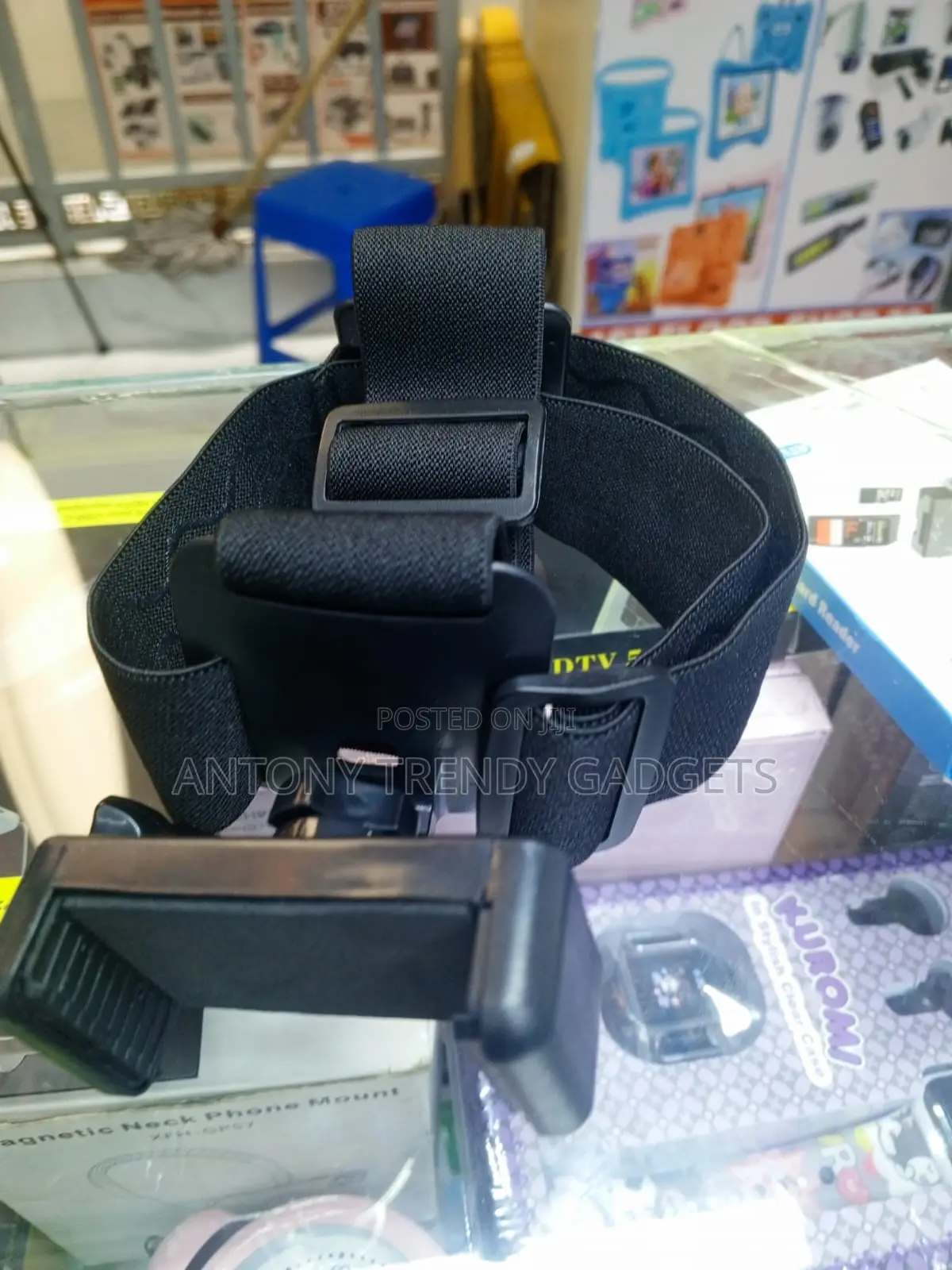 Head Strap Smartphone Holder Action Camera Mount for Vlogging