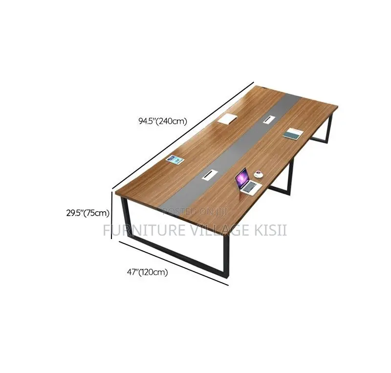 Boardroom Table; 2400mm Rectangular Conference Table