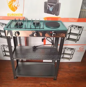 Eurochef Deluxe Gas Stove 2gas+ 1 Electric Cooker