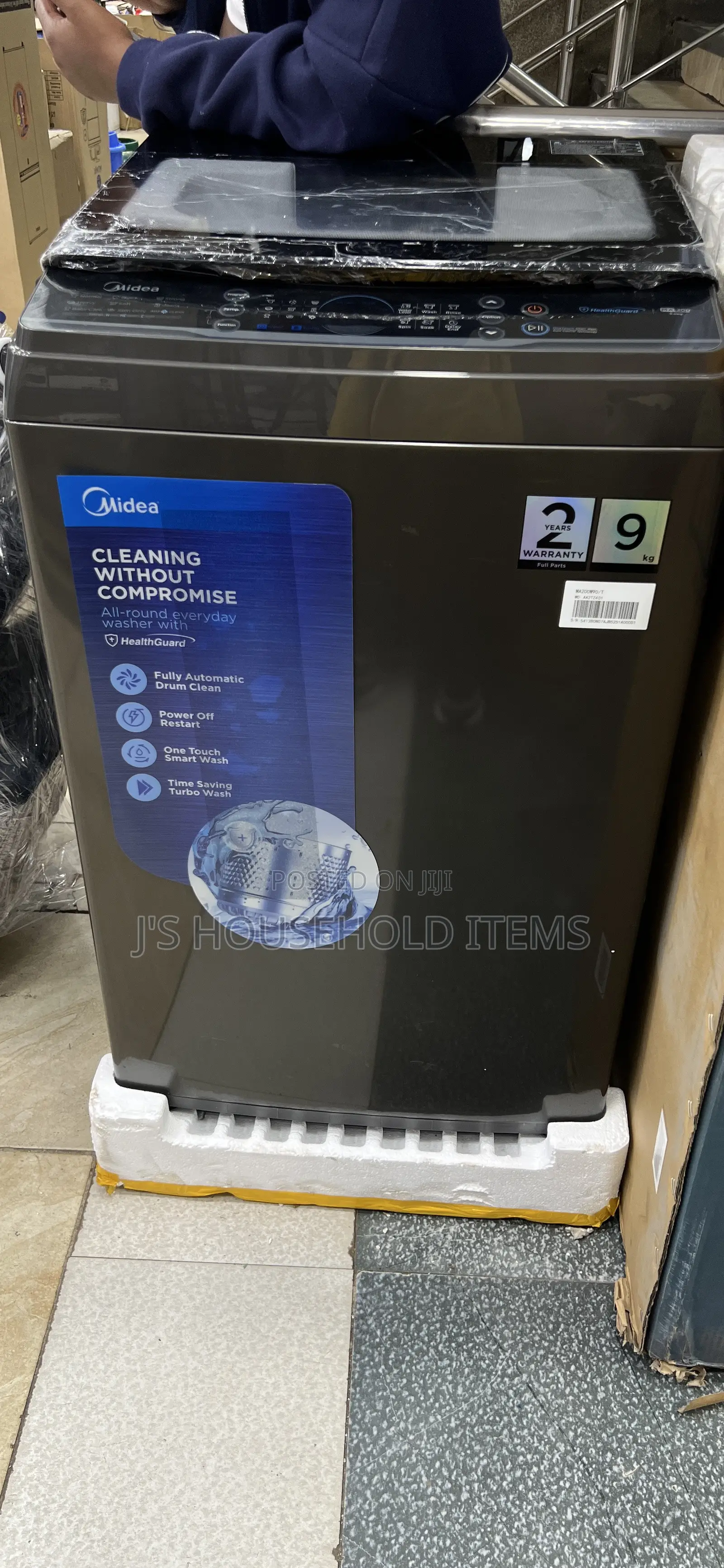 Midea 9kg Top Load Fully Automatic Washing Machine