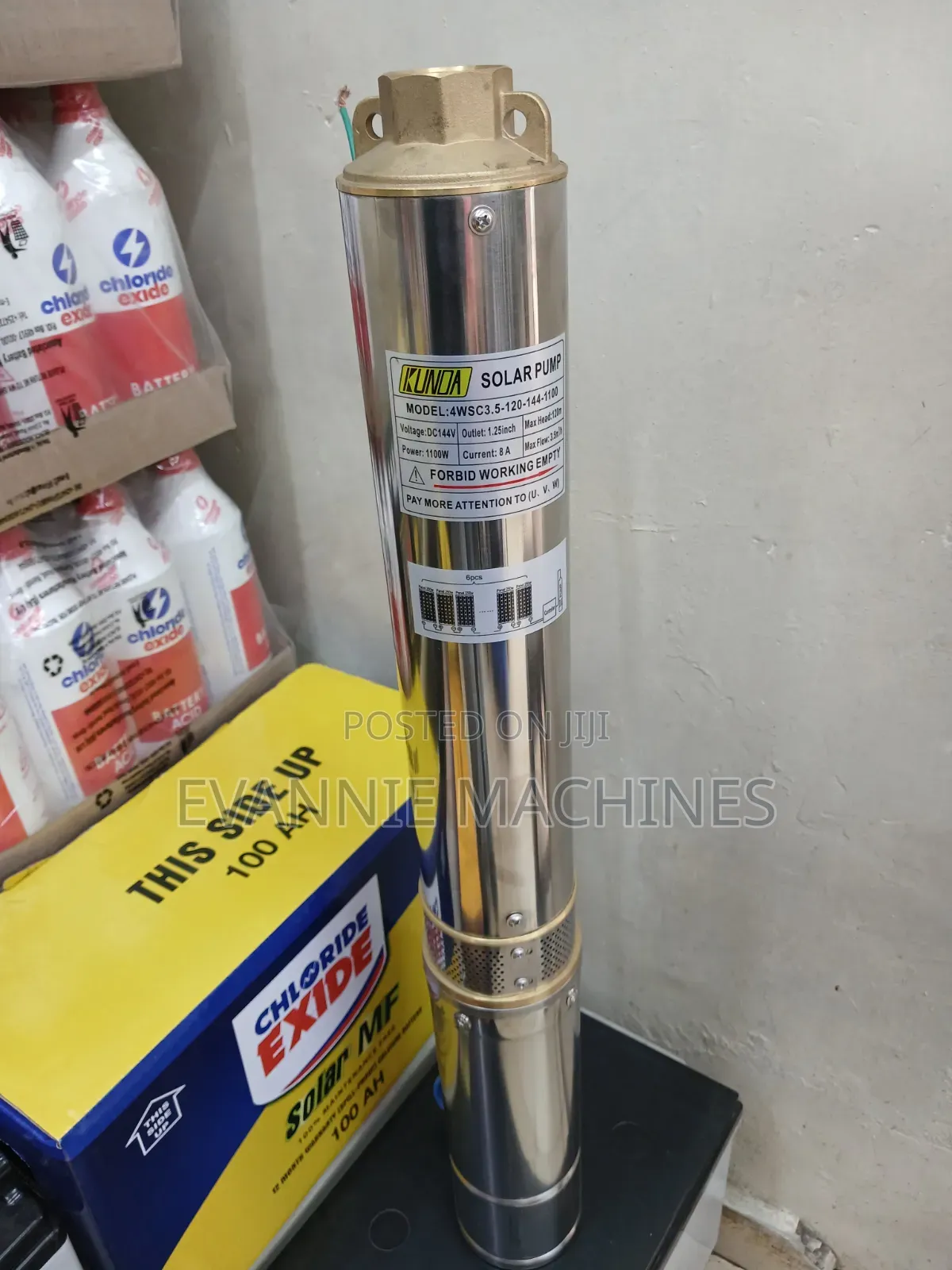 Solar Submersible Water Pump 120m/( Deep Well Water Pump)