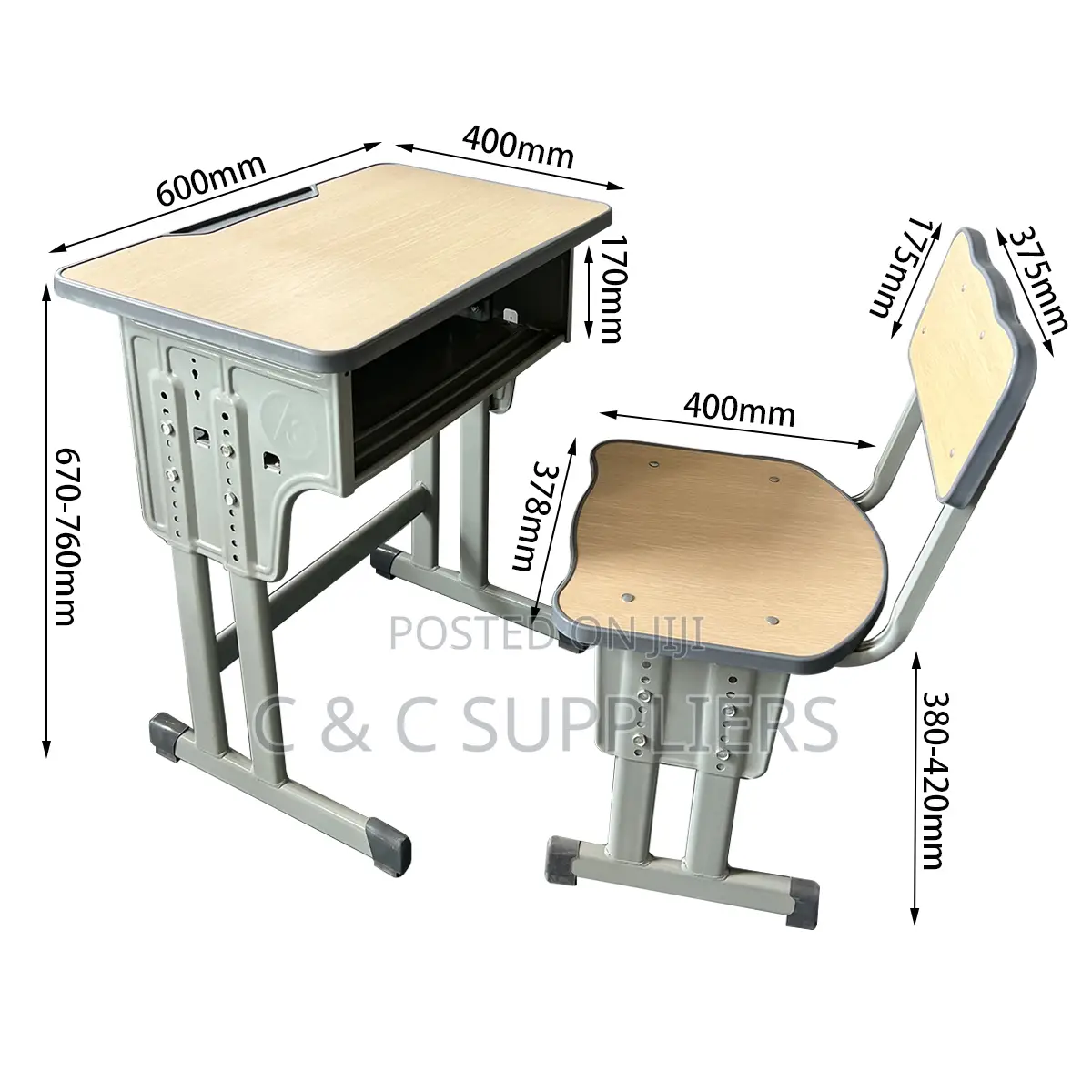 Modern Writing Kids Desk Chair