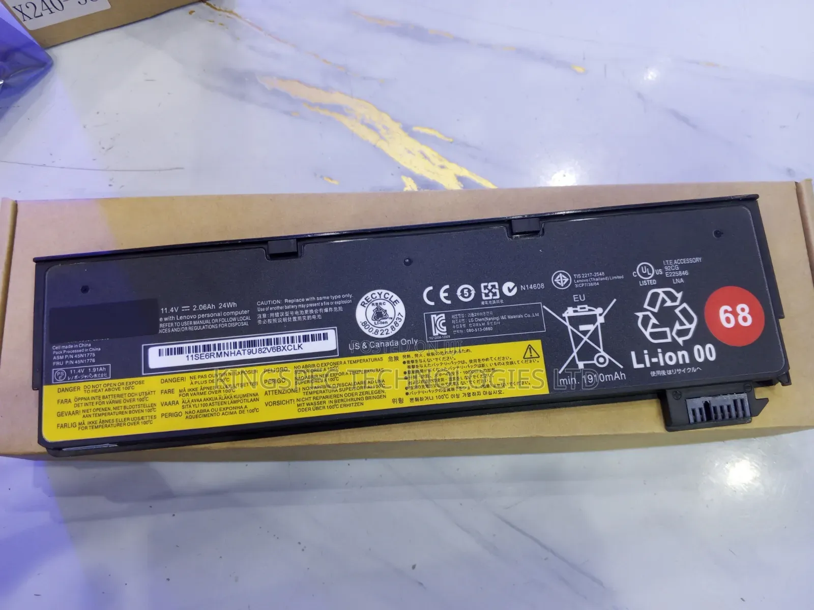 Lenovo Thinkpad X240 Original Battery