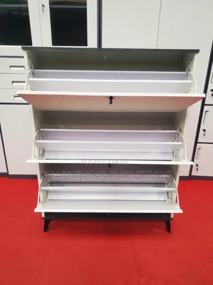 Nova Fluted White Shoerack