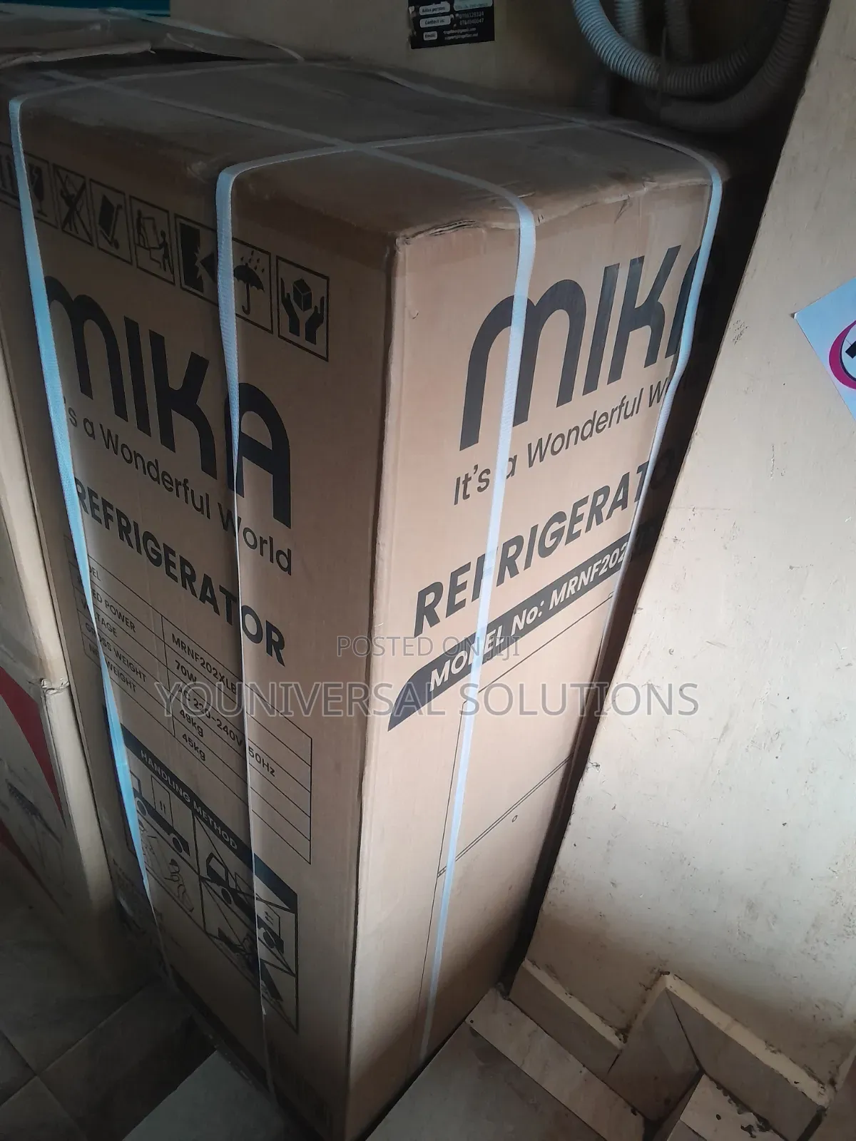 Mika 202Litres No Frost Double Door Refrigerator
