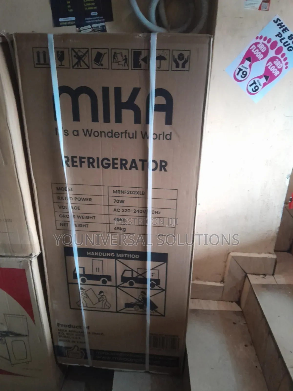 Mika 202Litres No Frost Double Door Refrigerator