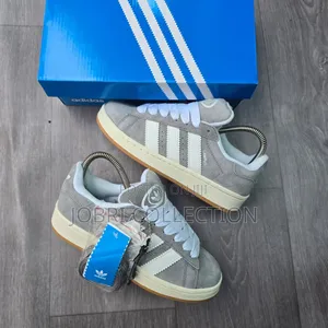 Grey Adidas Campus Sneakers
