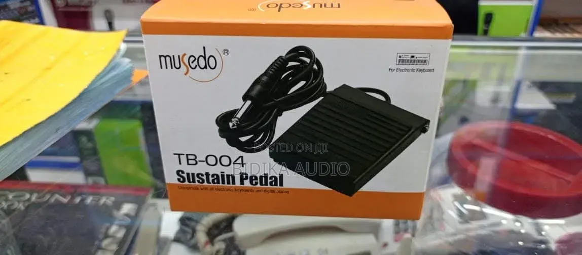Musedo TB-004 Compact Sustain Pedal for Electronic Keyboards