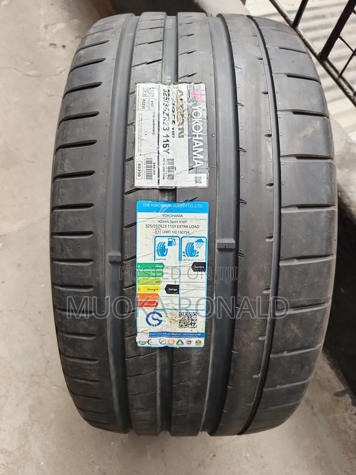 325/35r23 Yokohama Tyre Made in Japan