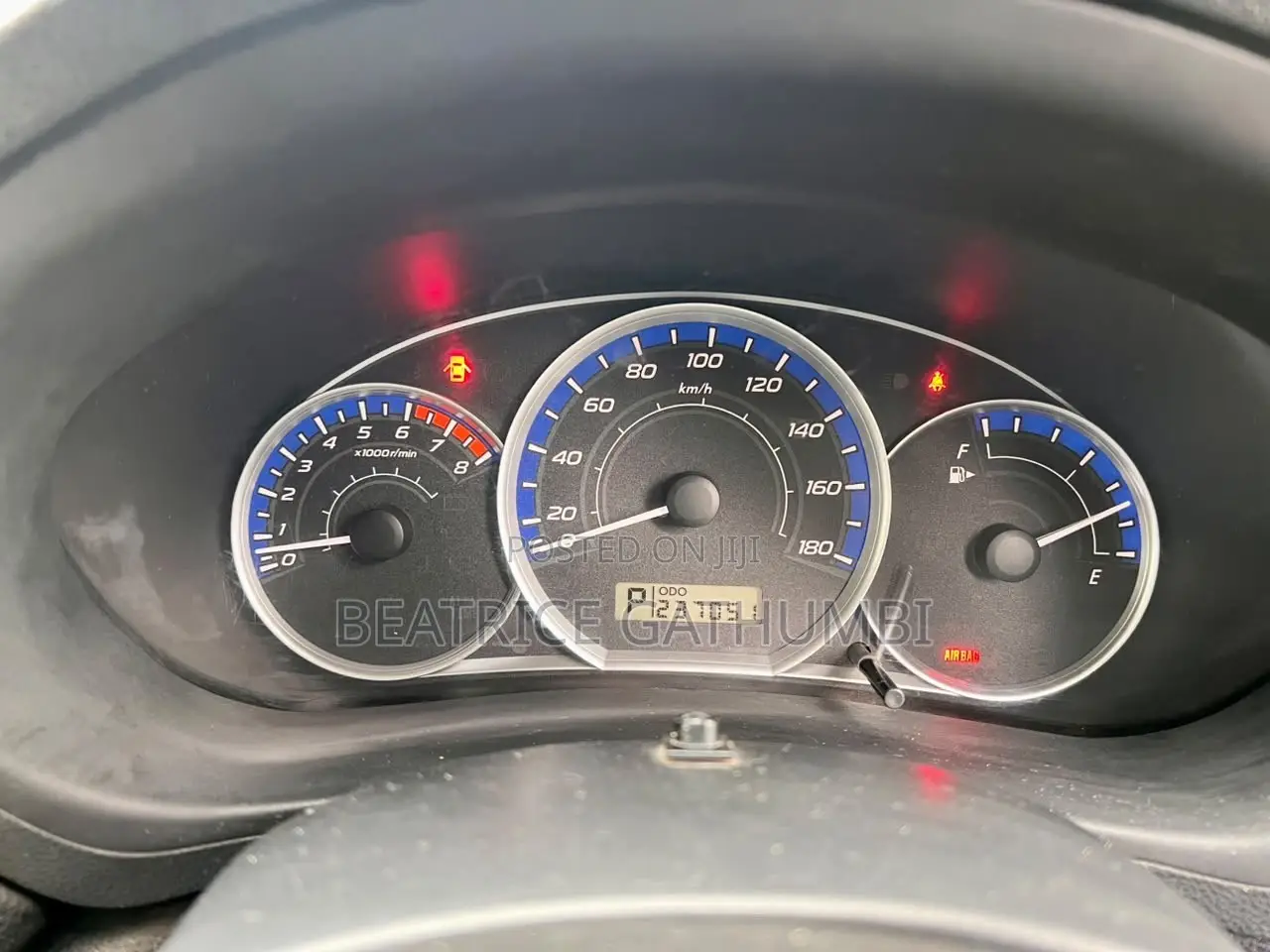 Subaru Exiga 2012 Silver