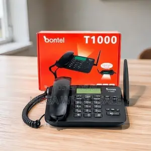 3000mAh Battery Backup Bontel T1000 2 Sim GSM Landline Desktop Phone.