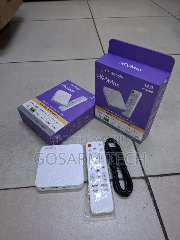 H96 Max Android 14 TV Box – 2GB RAM 16GB ROM, Smart Media Player