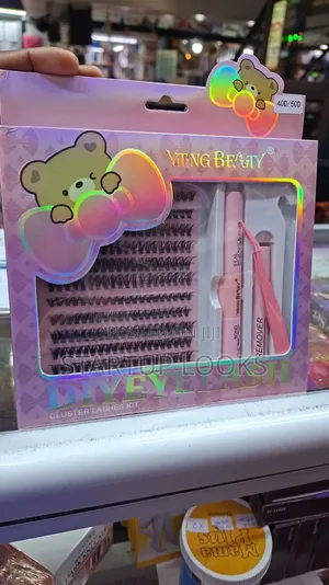 4 In1 Individual Eyelashes Cluster Set