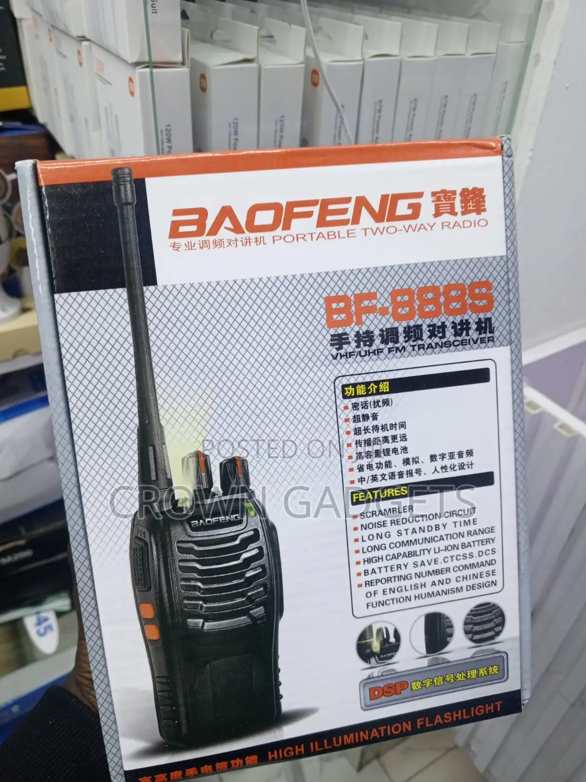 Baofeng BF-888S Wireless Two-Way Radio With Charging Dock