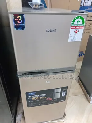 Ecomax 118L Double Door Refrigerator