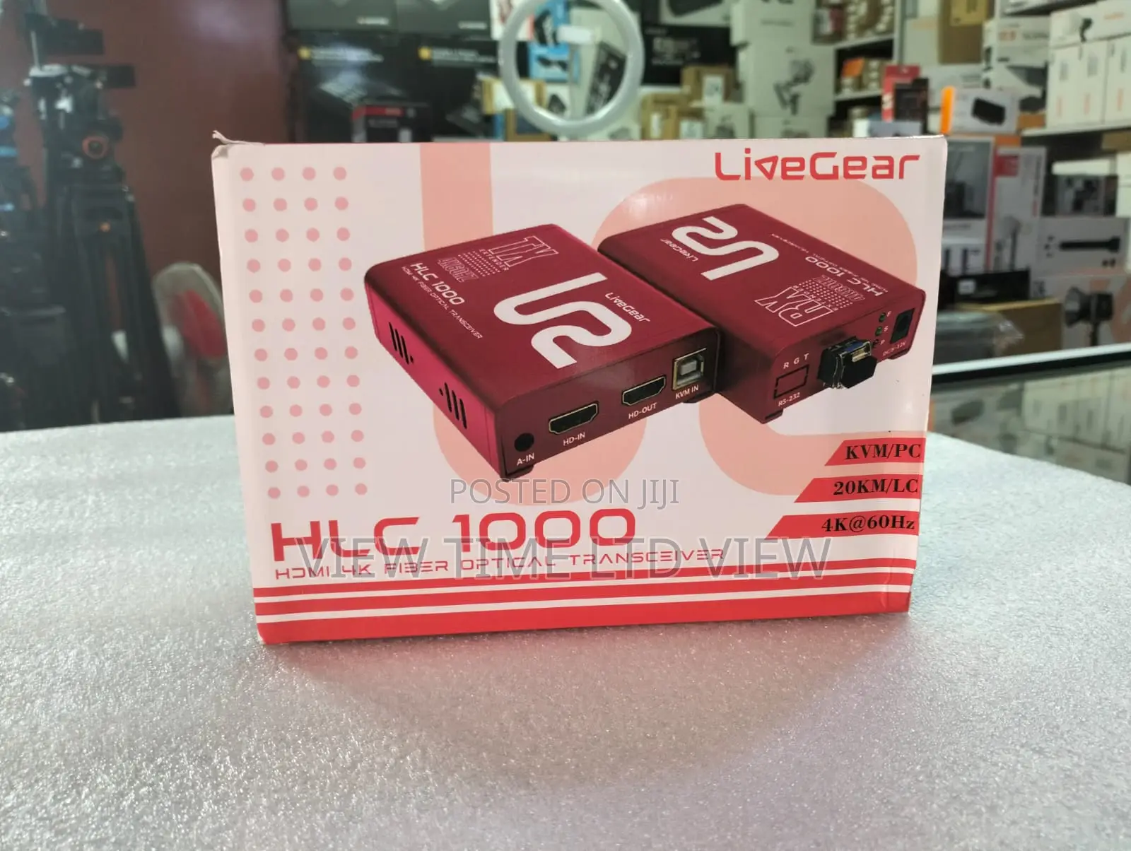 LiveGear HLC1000 4K60Hz HDMI Fiber Optic Extender – 10KM