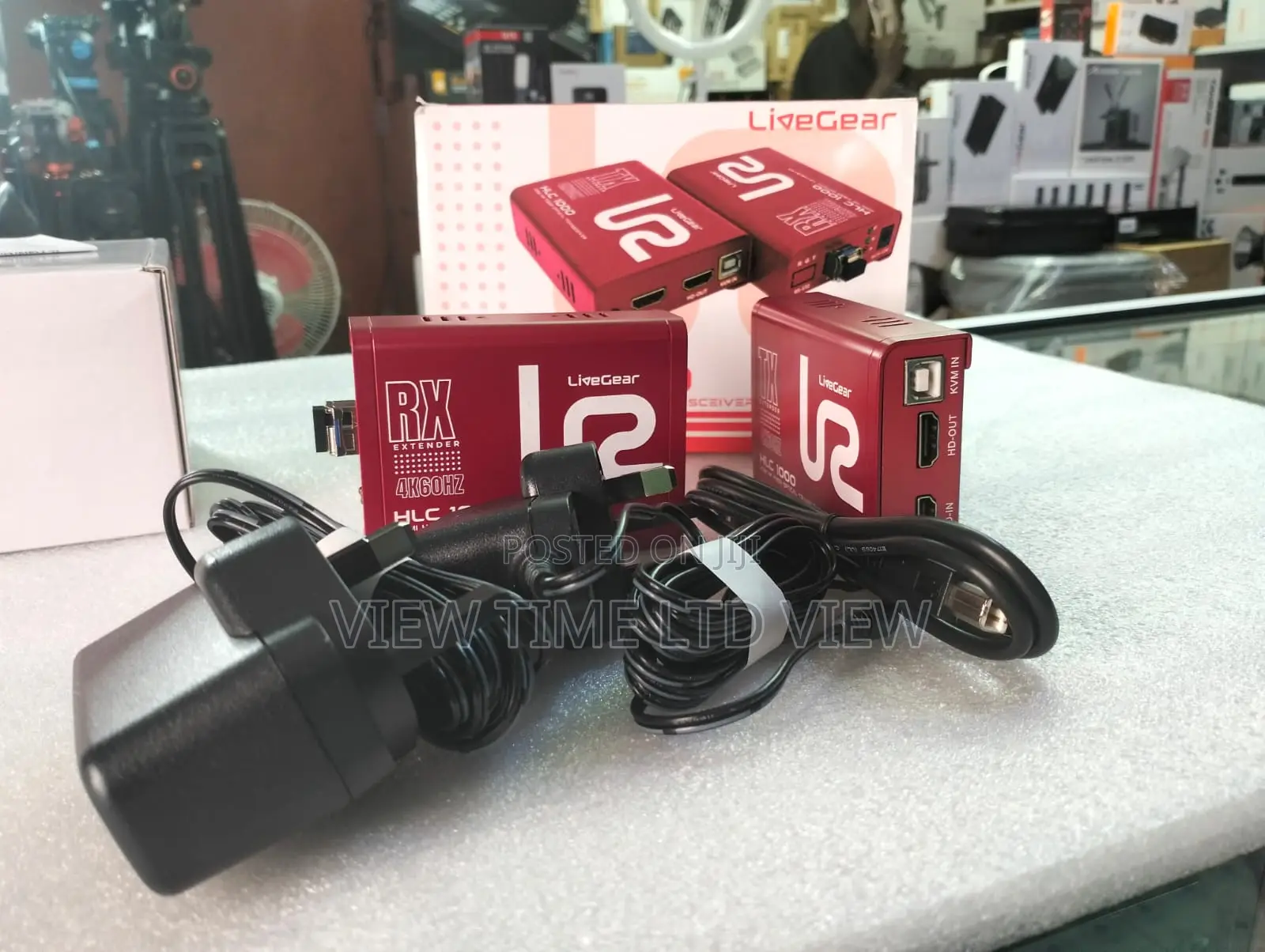 LiveGear HLC1000 4K60Hz HDMI Fiber Optic Extender – 10KM